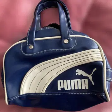 헤이세이 레트로 PUMA 네이비 미니 보스턴 백