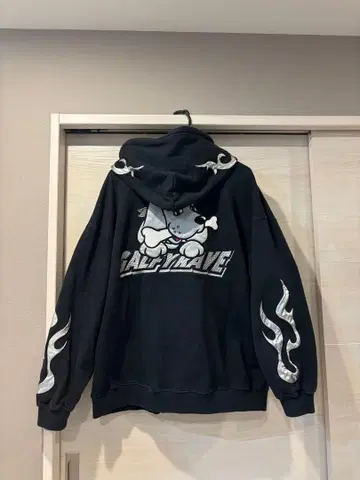 GALFY CRUTCH BRAND 블랙 후드티