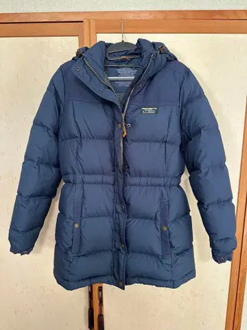 L.L.Bean 네이비 다운 자켓 후드 부착