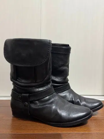 츠모리치사토 24cm 포켓 부츠 / 블랙