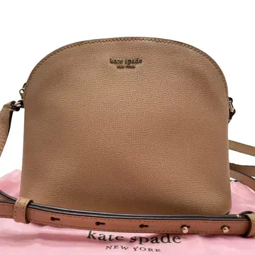 새상품급 케이트 스페이드 숄더백 가죽 수납 가방 베이지 사선 크로스백
