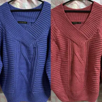 [ 2벌 세트 ] 여성용 스웨터 니트 [ F ]