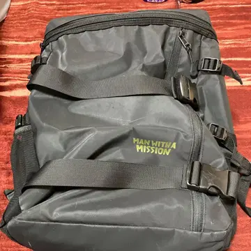 MAN WITH A MISSION 블랙 백팩