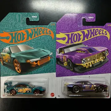 해외판 핫휠 펄&크롬 커스텀 카마로 실비아 파르크로