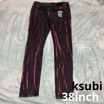 새상품급 ksubi 스비 데님 팬츠 38인치 US 드릴 힙합