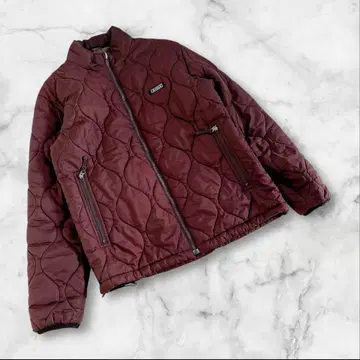 [ AIGLE ] 에이글 ( S ) 퀼팅 자켓 충전솜 아우터 브라운