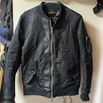 마블즈 스타 레더 패치 MA-1 플라이트 자켓