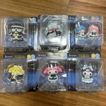 Happy 복권 산리오 홀리데이 컬렉션 피규어 6체 세트