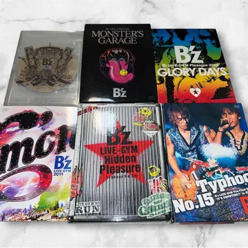 B'z 라이브 DVD 6세트 판매!! 비즈 live