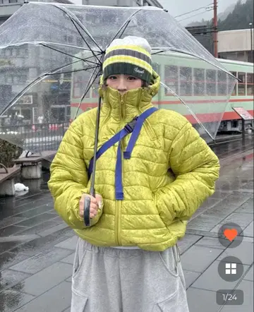 NUGU 2WAY 후드 경량 패딩 자켓 아우터 블랙