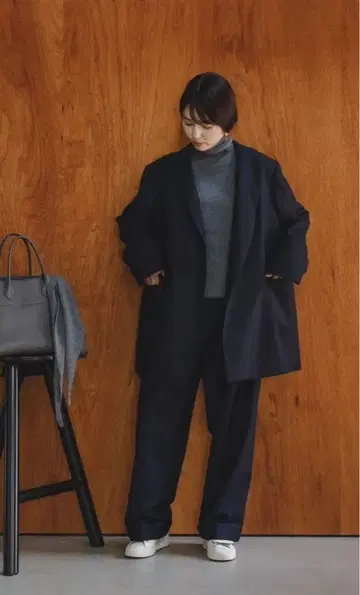 deres 코트라이크 자켓 네이비