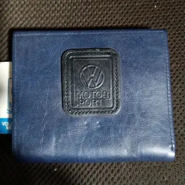 폭스바겐 모터 스포츠 접이식 지갑 네이비