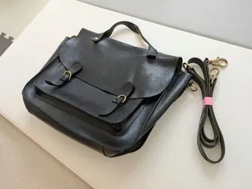 일비종떼 IL BISONTE 가죽 사첼백 블랙 2way