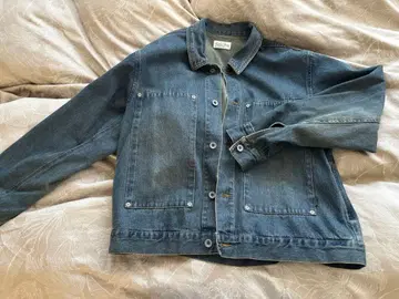로데오 크라운즈 데님 블루 데님 자켓