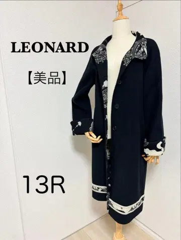 [ 새상품급 ] LEONARD 코트 아우터 자켓 울 캐시미어