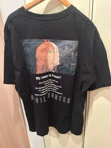 UNIQLO 체인소 맨 파워 DEVIL HUNTER T셔츠 유니클로