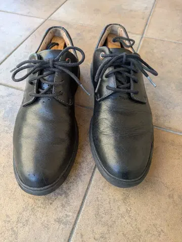 unstructured clarks UK7.5G 가죽 신발 블랙