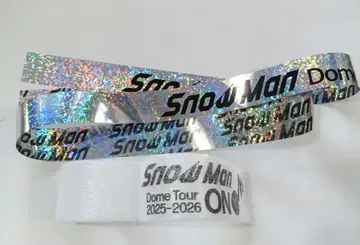 SnowMan 돔 투어 낙하물 2점 은테 음표