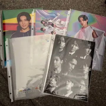 SnowMan 클리어 파일 묶음 판매