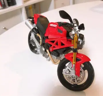 Ducati 바이크 모델 레드 약 1/12 스케일