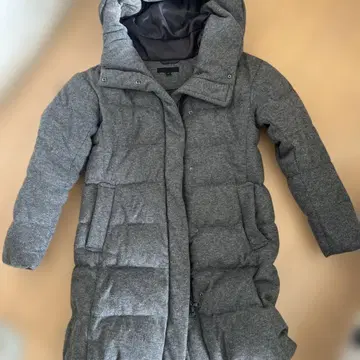 UNIQLO 그레이 후드 부착 다운 자켓 M 사이즈