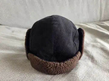 블랙과 브라운 플라이트 캡