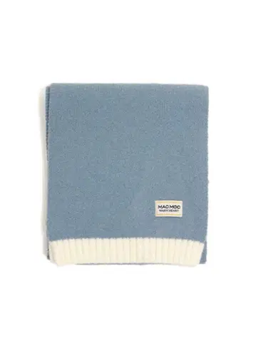 MACMOC 머플러 장갑 세트 스카이블루 블루 한국