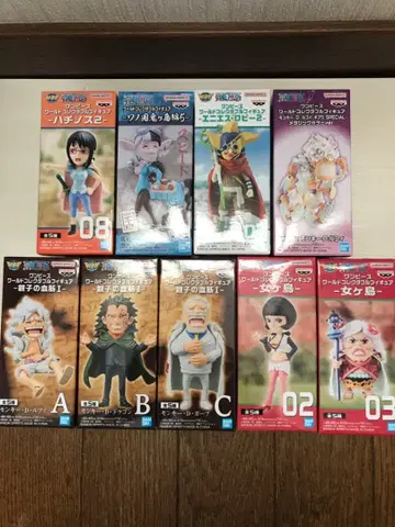 원피스 월드 콜렉터블 피규어 9체 세트