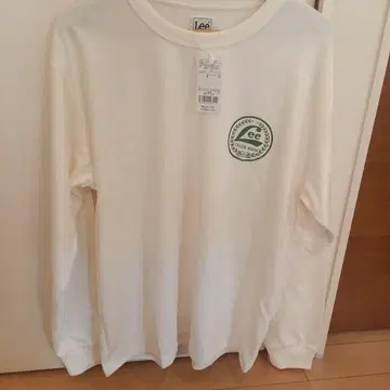 Lee 화이트 긴팔 티셔츠 XL