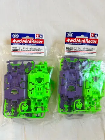 미니 사륜구동 MS 컬러 섀시 초기 레어 택 MADE in JAPAN