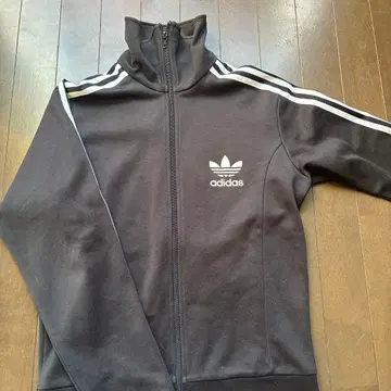 adidas 블랙 집업 저지