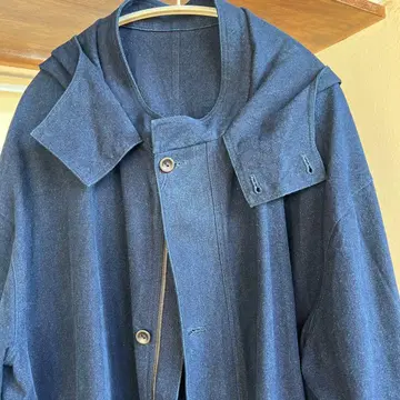 카나타 데님 모즈 코트