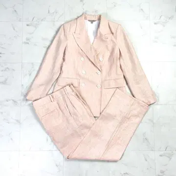 새상품급 바나나리퍼블릭 셋업 수트 자켓 핑크 4*LD23