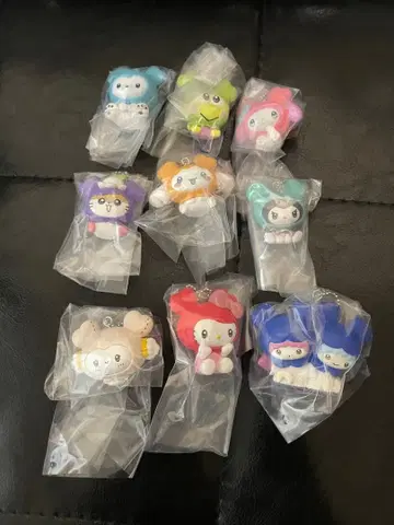 TWICE LOVELYS x 산리오 캐릭터 가챠 9종 컴플리트