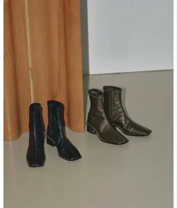 투데이풀 로우힐 부츠 블랙