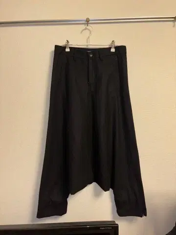 Y-3 블랙 사루엘 팬츠 XS