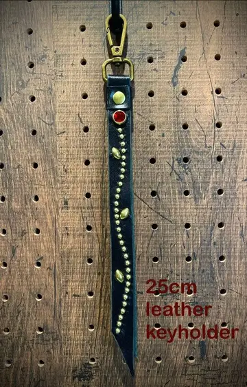 가죽 스터드 키링 레드 htc CALEE schott 등 좋아하는 분