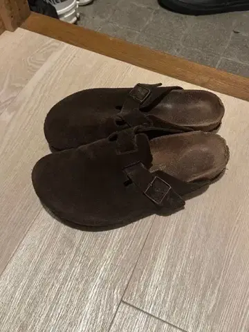 버켄스탁 보스턴 26.5cm 브라운