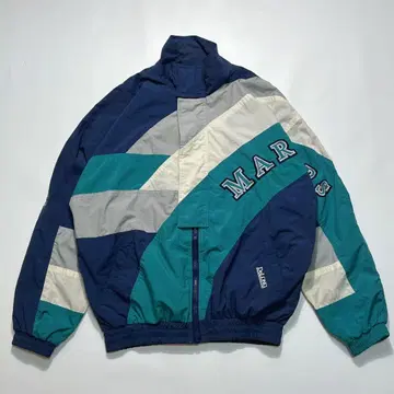 90s 델롱 MLB 마리너스 나일론 자켓 M 네이비 7561