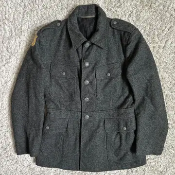1961년제 다크 그레이 울 밀리터리 자켓