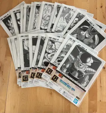 제일복권 드래곤볼 40th G상 코믹스 클리어 파일 전 21종