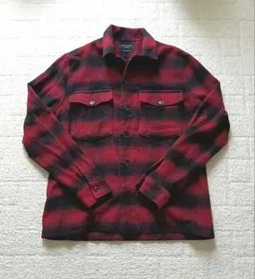 ALLSAINTS 빨검 체크 플란넬 셔츠 기무라 타쿠야