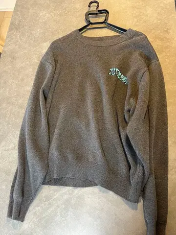 계속 한밤중이면 좋을 텐데 니트 맨투맨 L