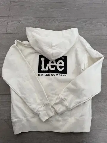 Lee 후드 부착 후드티 L 사이즈 화이트