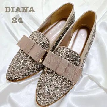 [새상품급] DIANA 다이애나 리본 글리터 오페라 슈즈 로퍼 24