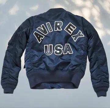 AVIREX MA-1 플라이트 자켓 네이비