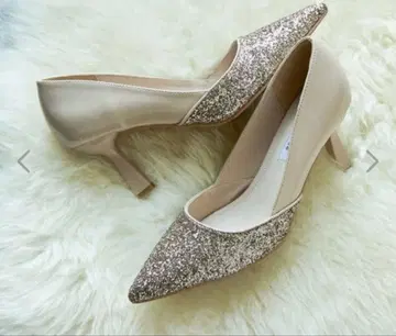 niana 글리터 라메 파티 펌프스