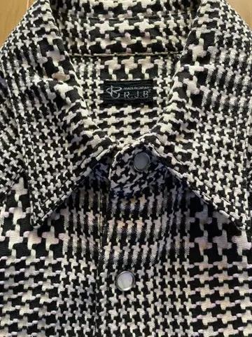 [새상품급] 38 RJB 글렌체크 플란넬 셔츠 플랫 헤드(연핑크)