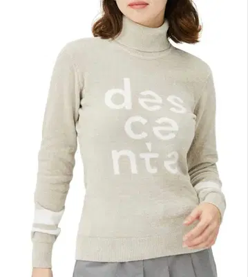 데상트 골프 터틀넥 인터샤 몰 스웨터 니트