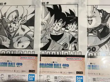 제일복권 드래곤볼 40th 그 두 번째 G상 코믹스 클리어 파일 세트